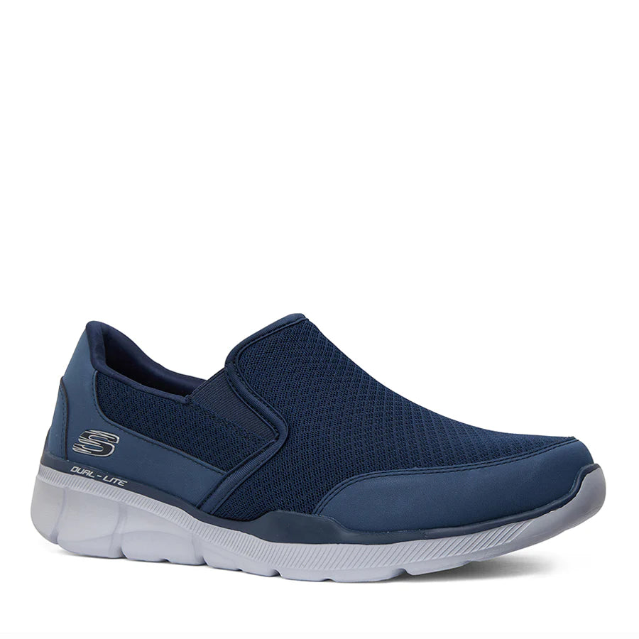 Men s Skechers Slip on Relaxed Fit Equalizer 3.0 Bluegate