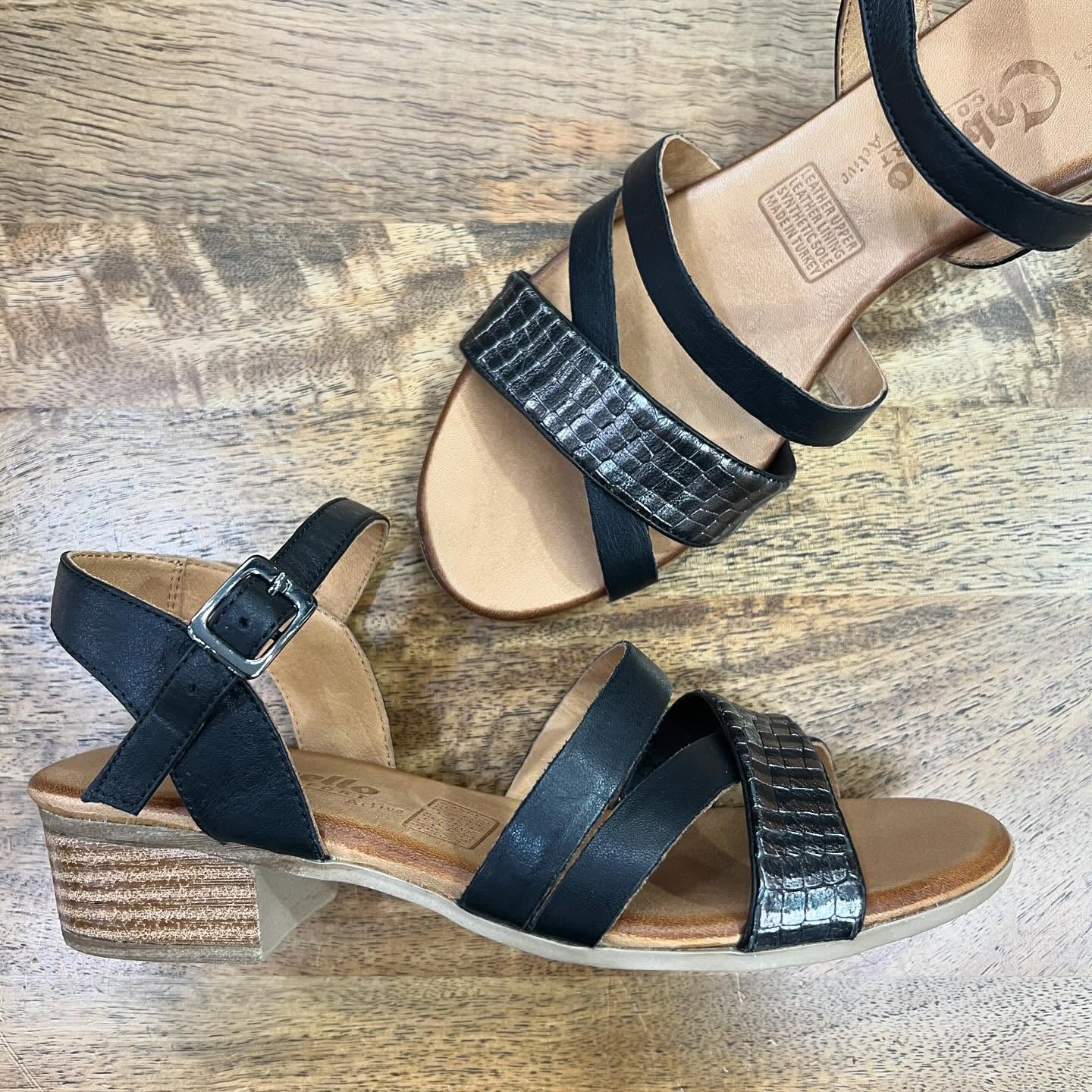 Cabello Marma Sandal - Black