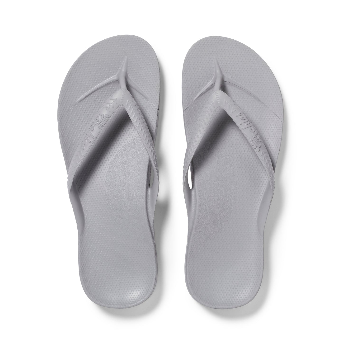 Archies Arch Support Thongs - Light Grey