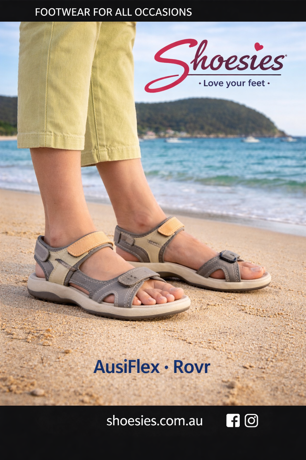 Ausiflex Rovr - Grey Multi Sandal