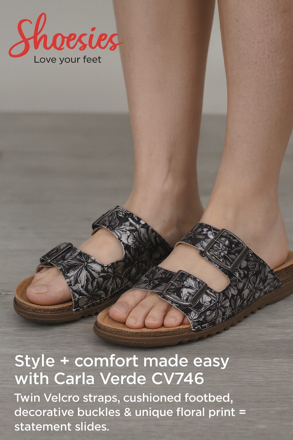 Carla Verde CV746 - Black Slide