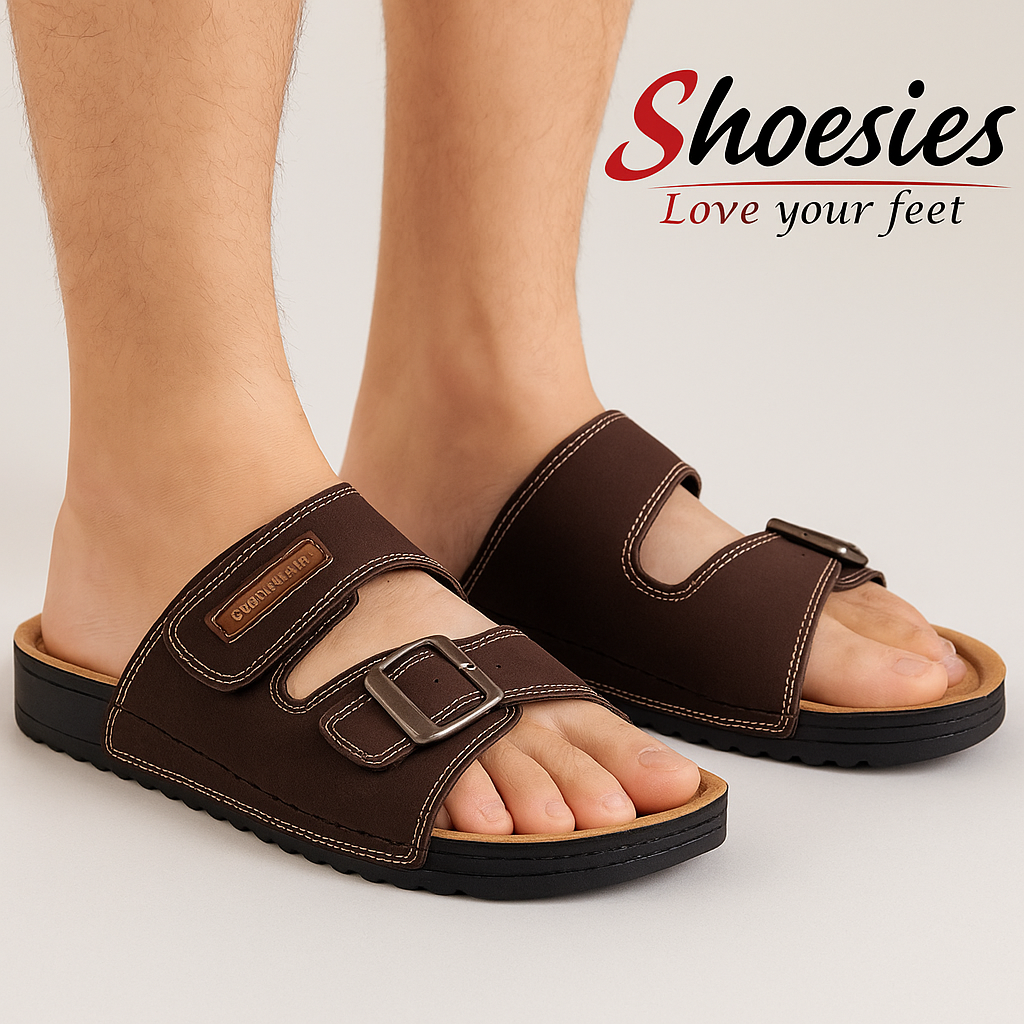 Carla Verde Men's Slide - Brown