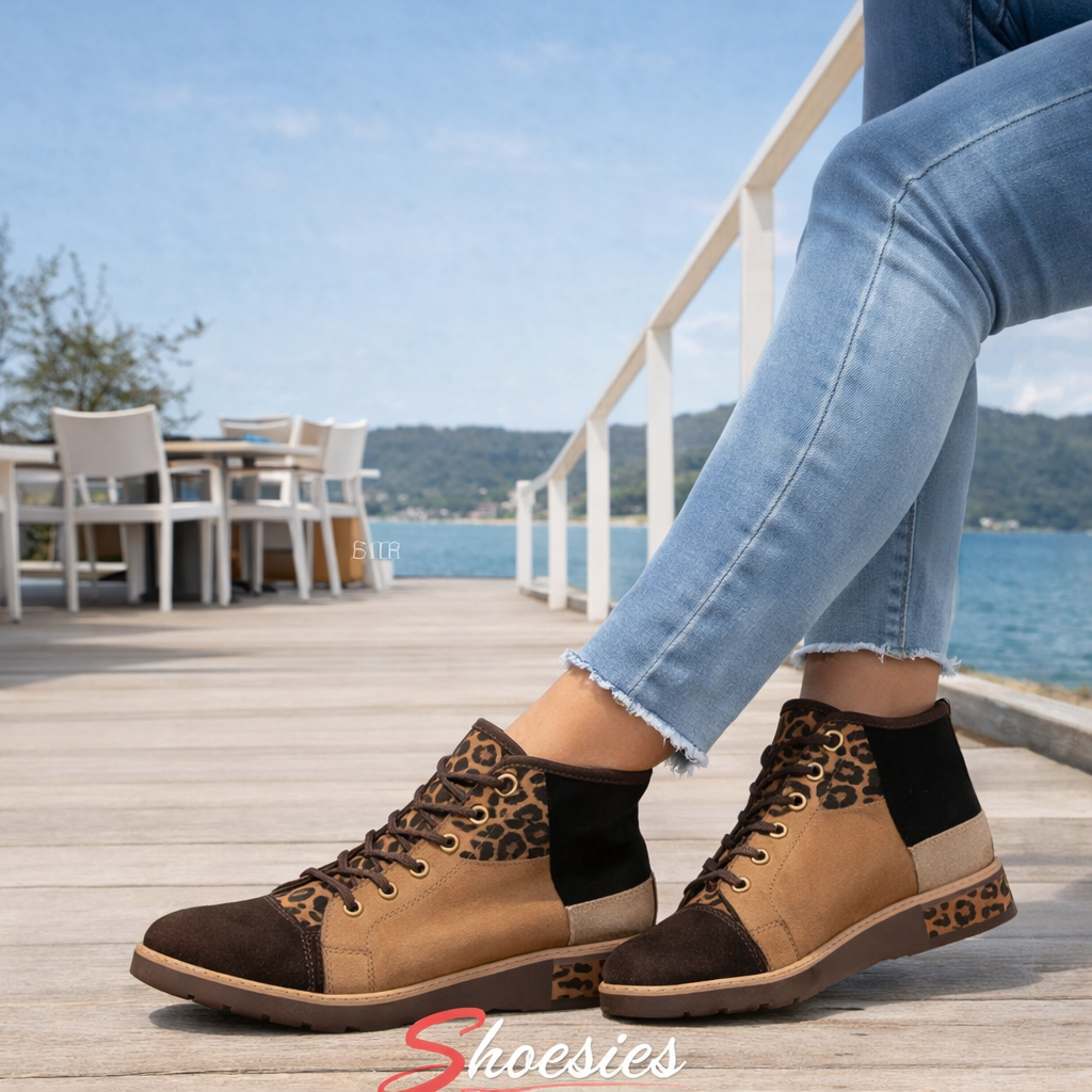 Django & Juliette Regine Boot – Tan Multi