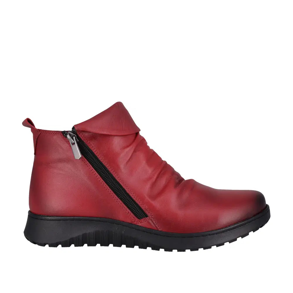 Cabello Active Express Boot - Red Leather