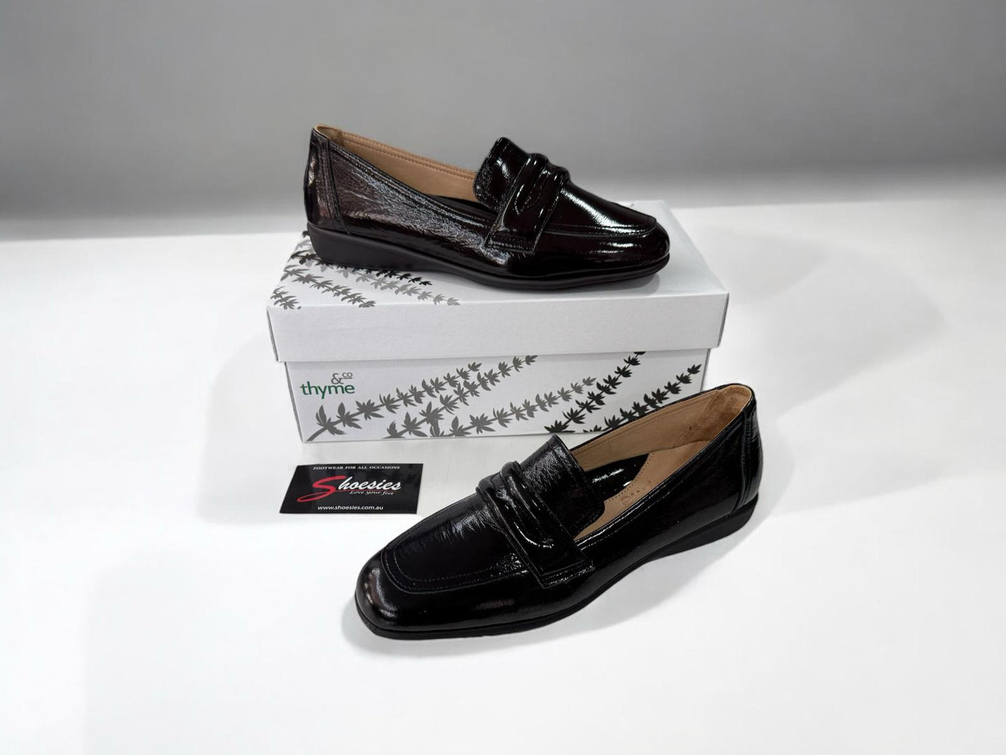 Thyme & Co Evril - Black Patent