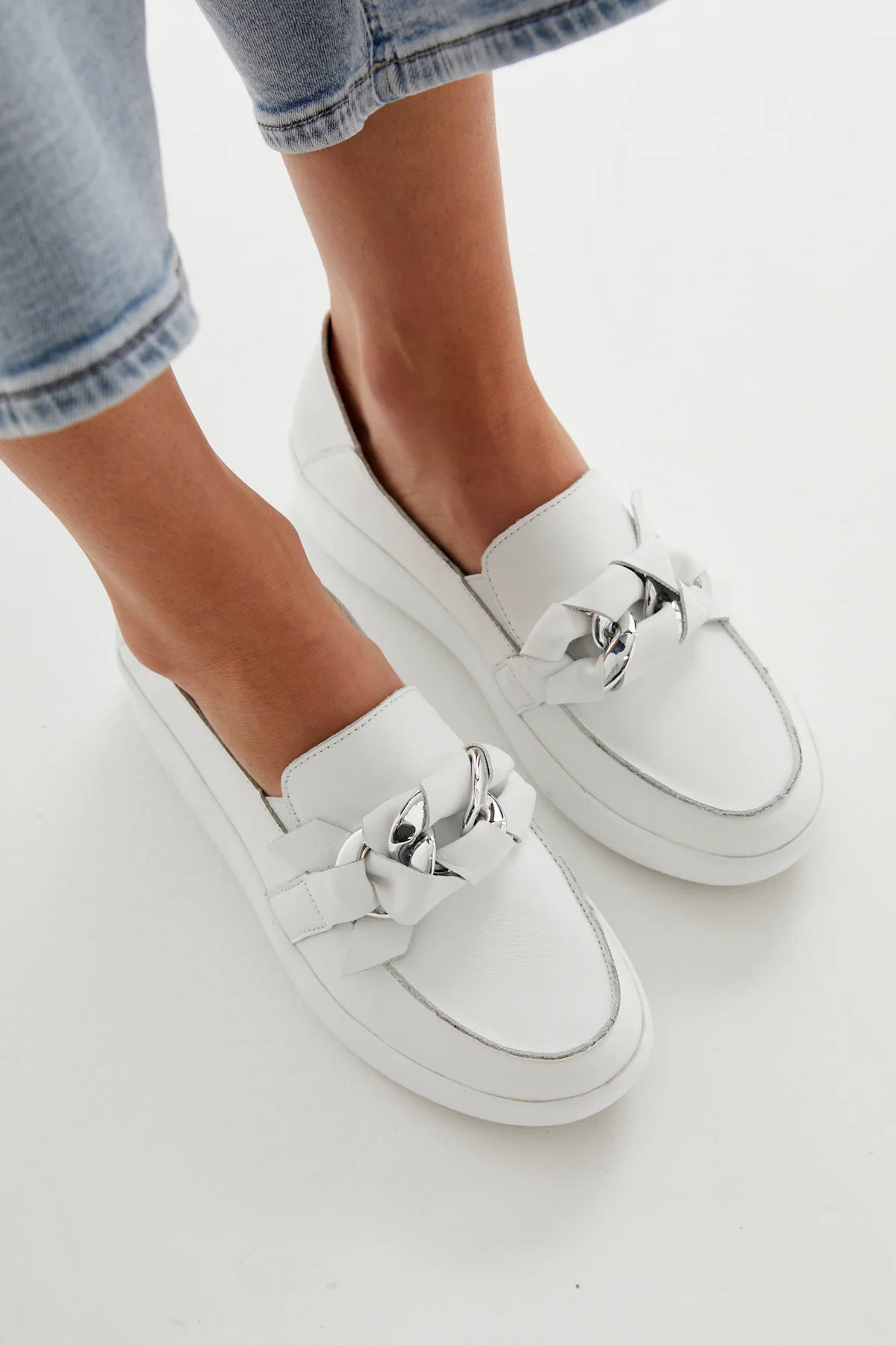 Alfie & Evie Mafia - White Leather