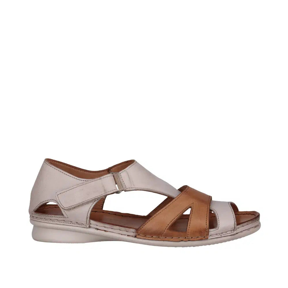 Cabello Mystic Sandal - Taupe Leather