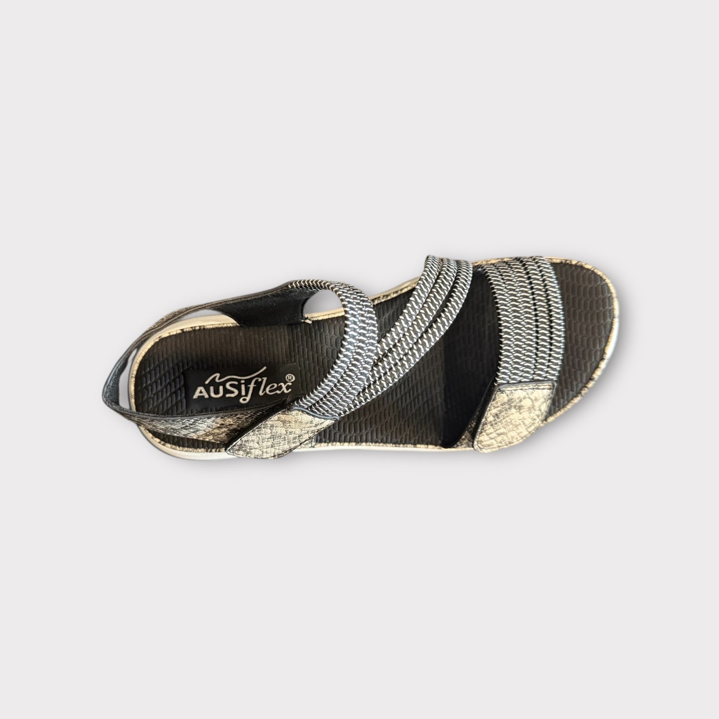 Ausiflex Walkies - Faux Snakeskin (Black)