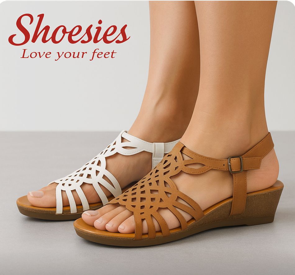 Zeta Izabel Sandal - White Leather