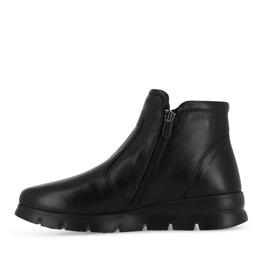 Sala Eddie Ankle Boot - Black Leather