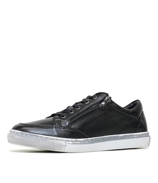 Sala Ronnie Leather Sneakers - Black