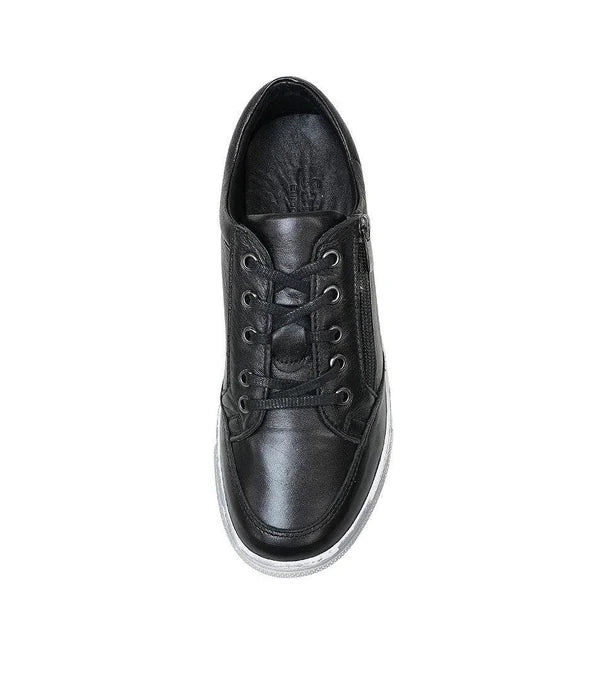 Sala Ronnie Leather Sneakers - Black