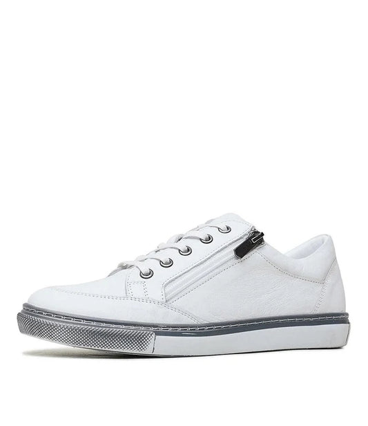 Sala Ronnie Leather Sneakers - White