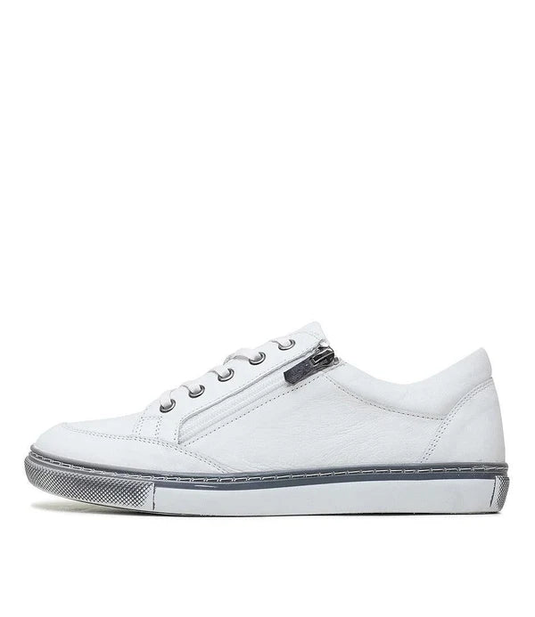 Sala Ronnie Leather Sneakers - White