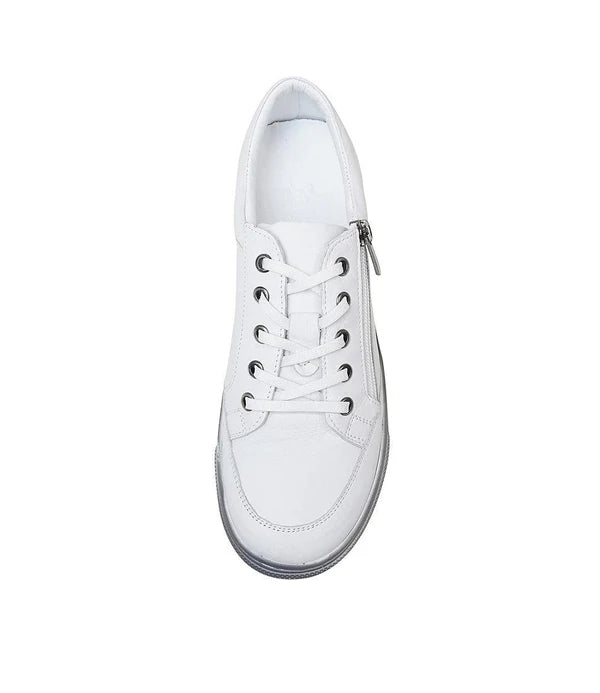 Sala Ronnie Leather Sneakers - White