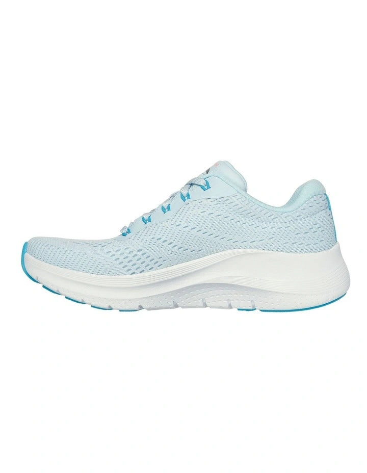 Skechers Womens Arch Fit 2.0 Big League Comfortable Shoes - Light Blue