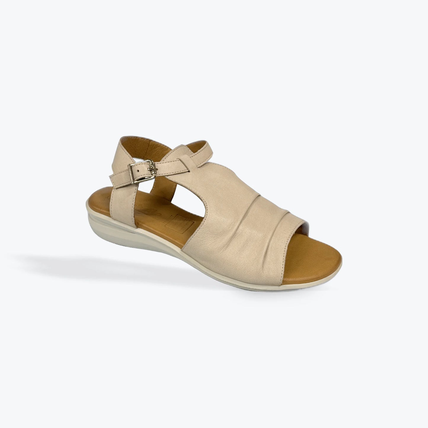 Cabello Primrose Sandal - Taupe Leather