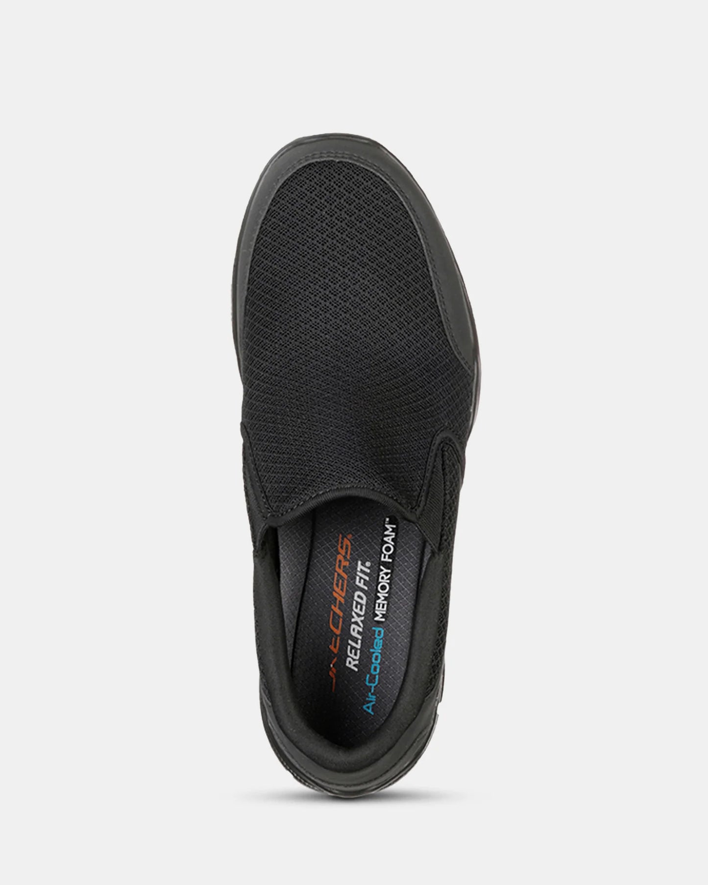 Men's Skechers Slip on Relaxed Fit: Equalizer 3.0 - Bluegate - Black/Black