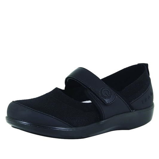 Alysha - Nursing Shoe or daily comfort fit for all feet types - Black