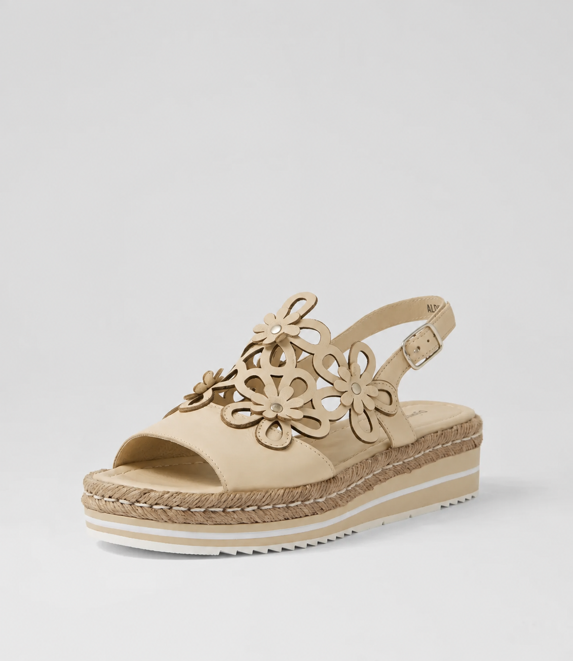Django & Juliette Aldo Vanilla Leather Sandals
