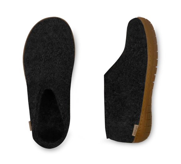 Glerups Honey Rubber Shoe - Charcoal Colour