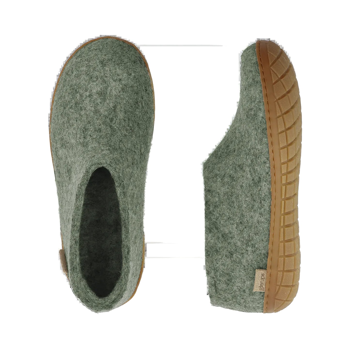 Glerups Honey Rubber Shoe - Moss Colour