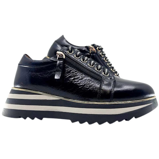 Alfie & Evie Hosting - Black Crush Patent Leather