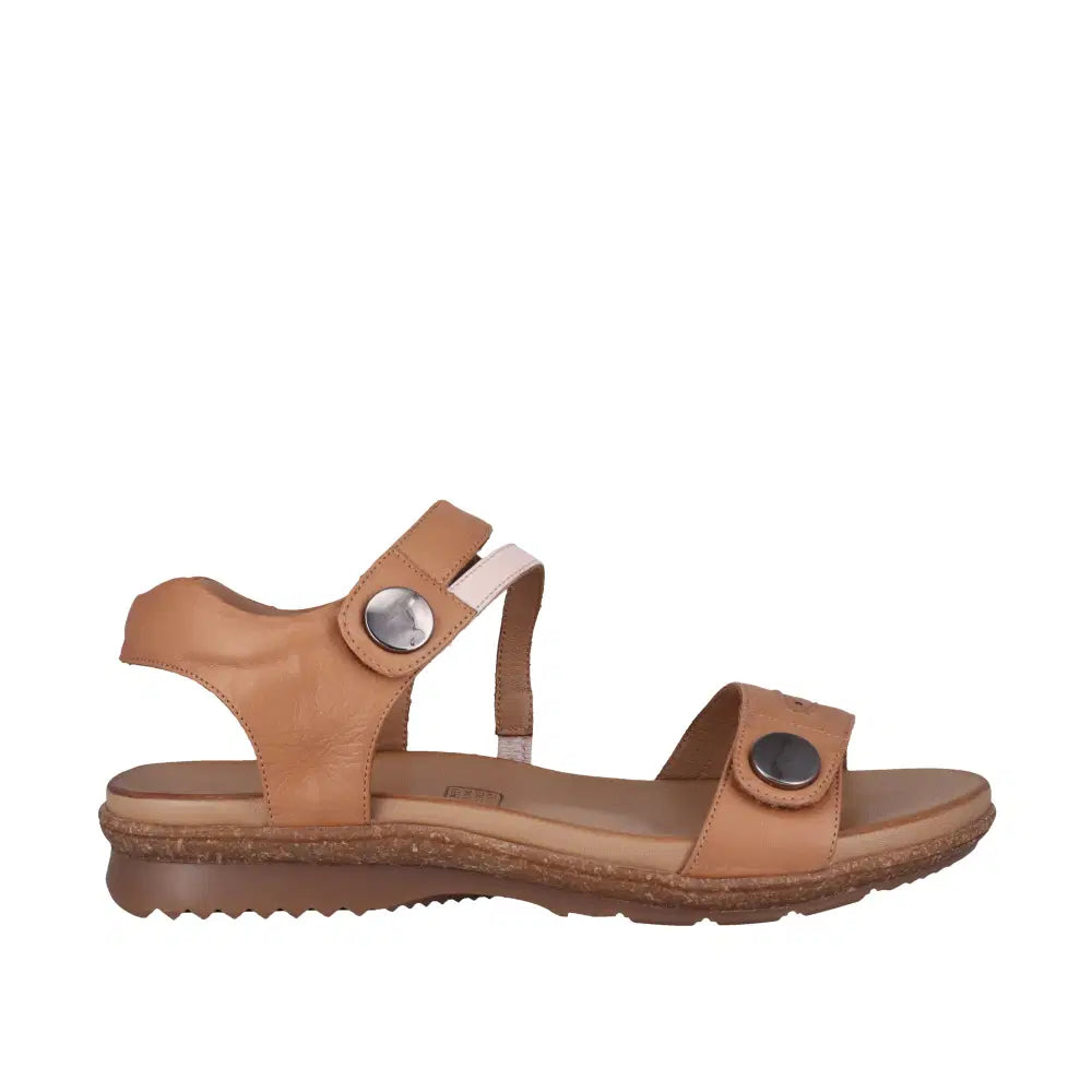 Cabello Audrey Sandal - Tan Leather
