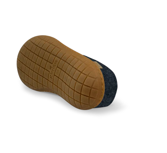 Glerups Felt Slip-On – Denim Natural Wool