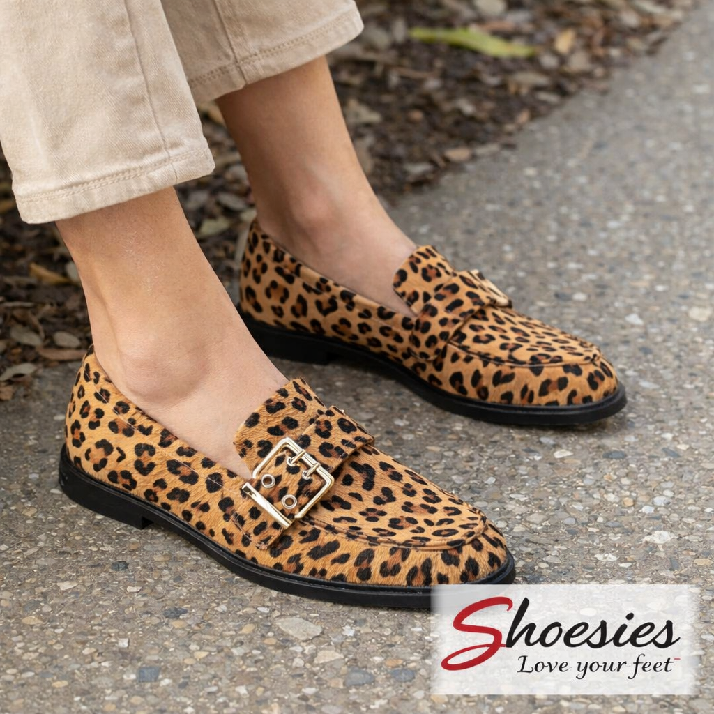 Mollini - Genelle Leopard Pony Loafers