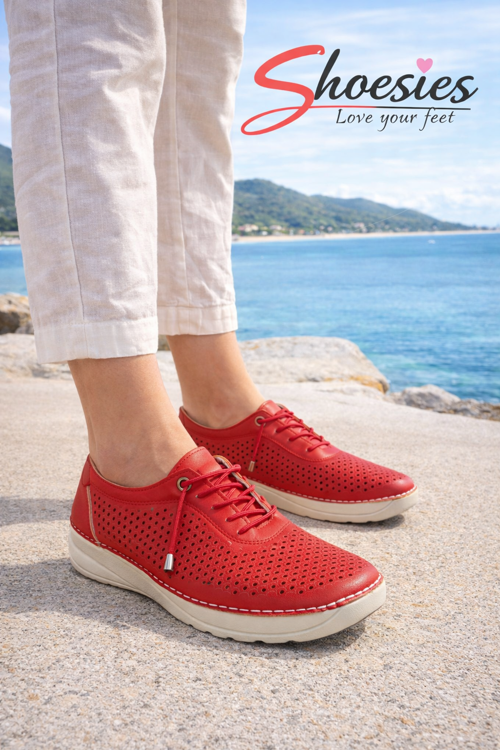 Mabella Breeze - Red Sneaker
