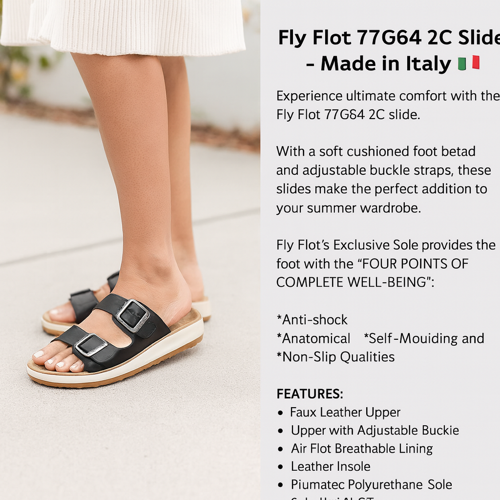 Fly Flot 77G64 2C Slides - Nero