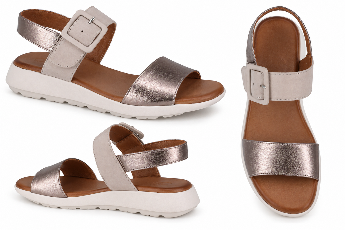 Cabello Pepe - Pewter Leather