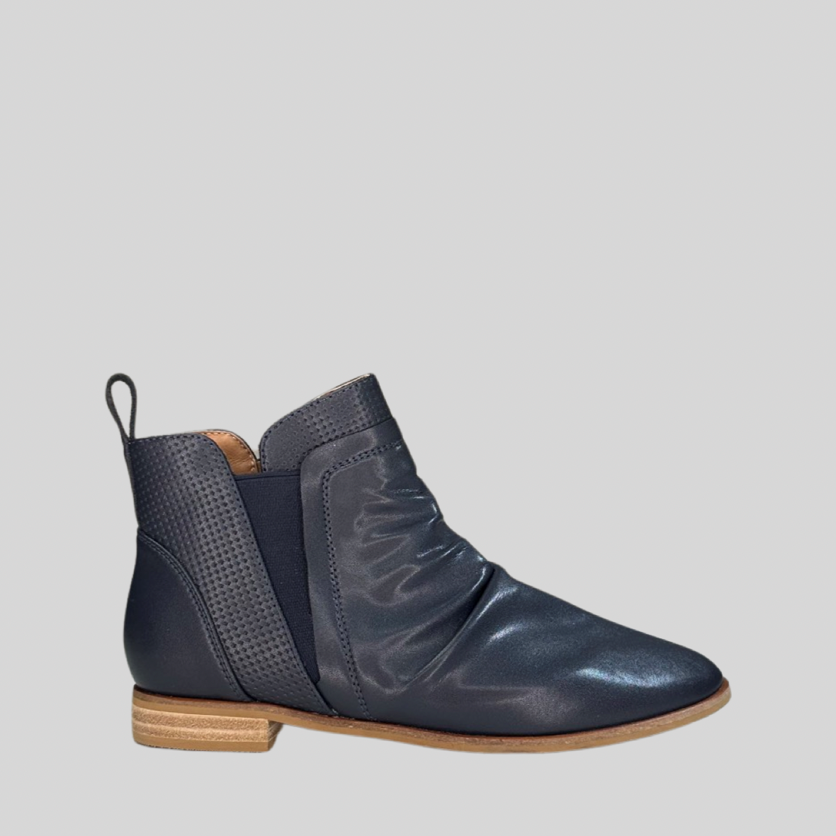 Bay Lane Dasha - Leather Boot Navy