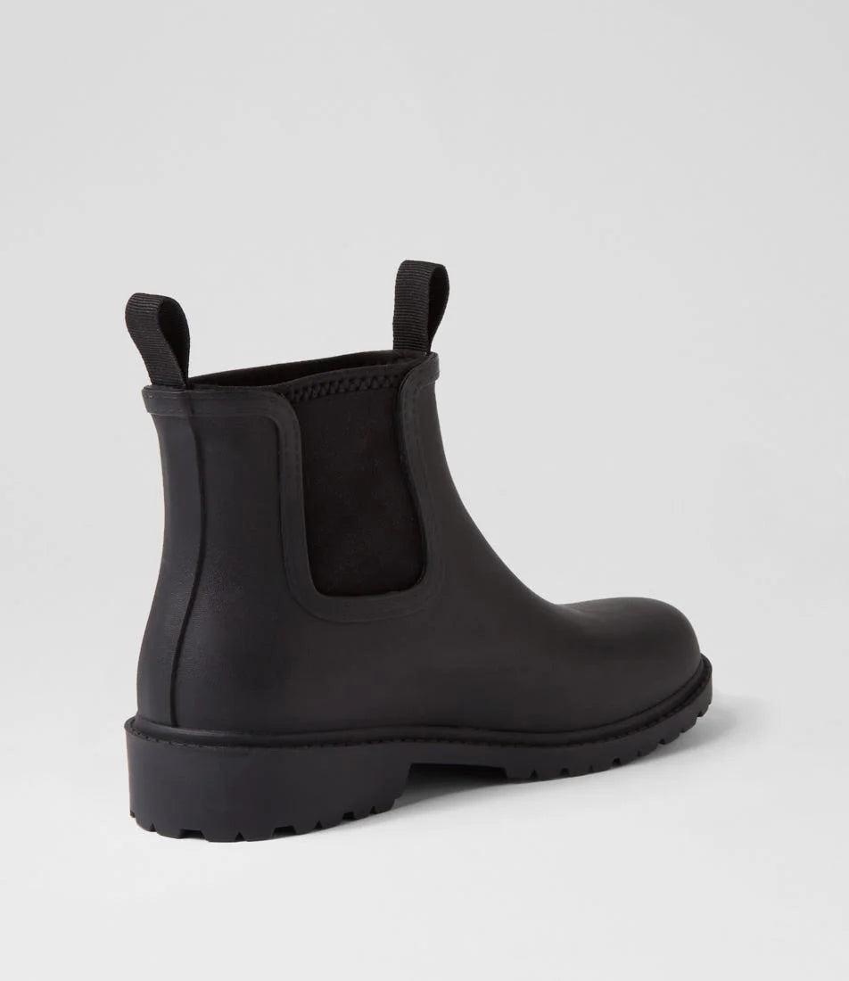 Diana Ferrari SPLASHY Gumboot – Black/Black