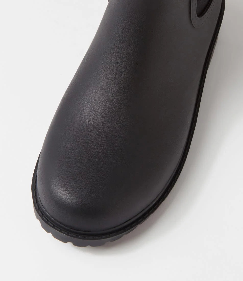Diana Ferrari SPLASHY Gumboot – Black/Black