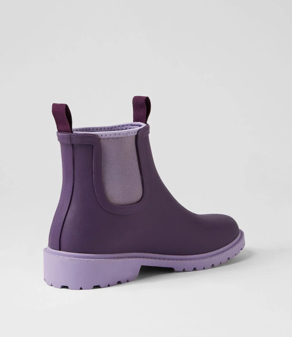 Diana Ferrari SPLASHY Gumboot – Grape Lilac