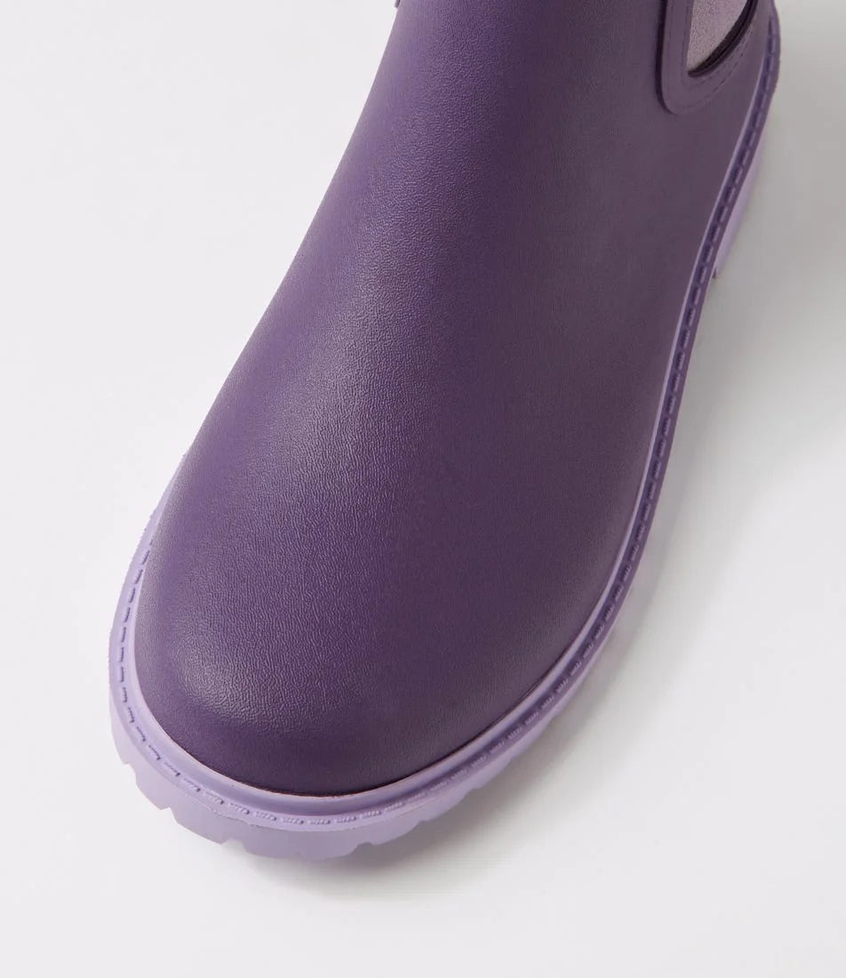 Diana Ferrari SPLASHY Gumboot – Grape Lilac