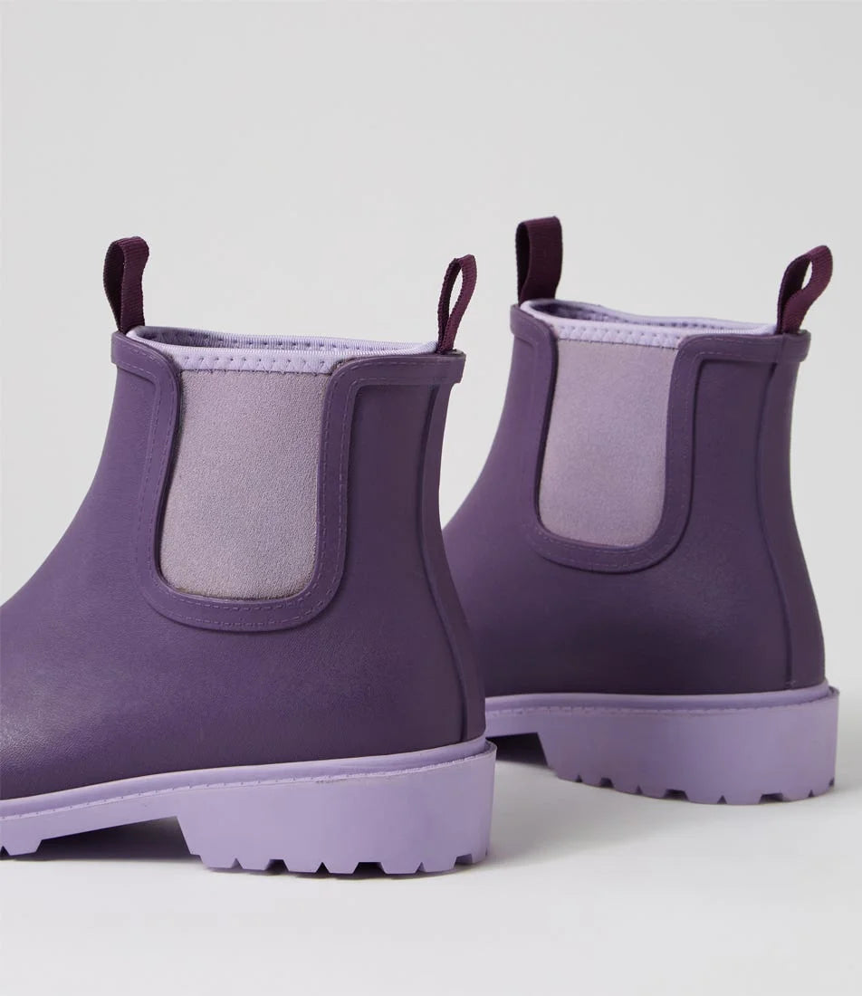 Diana Ferrari SPLASHY Gumboot – Grape Lilac