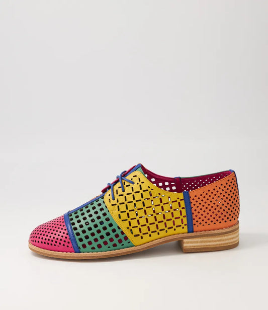 DJango & Juliette - Avert Bright Multi Flat Shoes