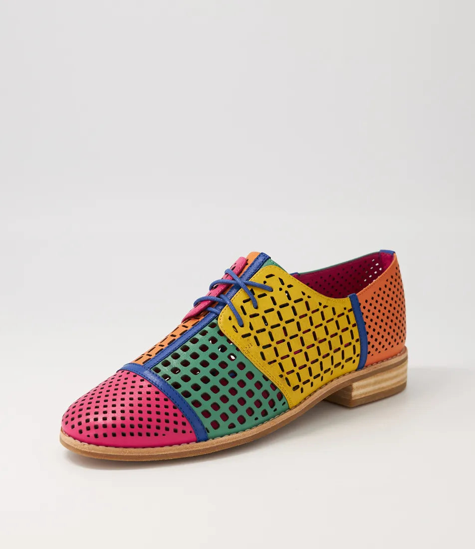 DJango & Juliette - Avert Bright Multi Flat Shoes