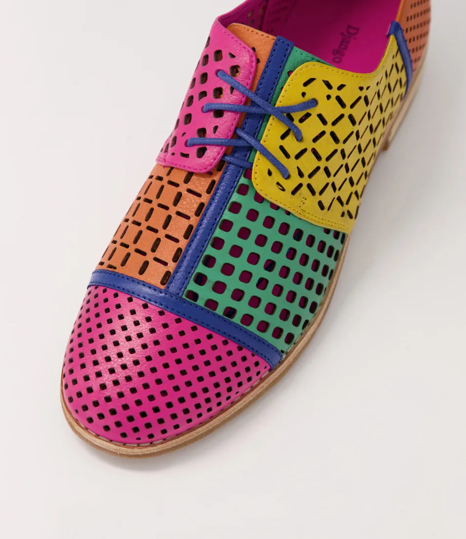 DJango & Juliette - Avert Bright Multi Flat Shoes