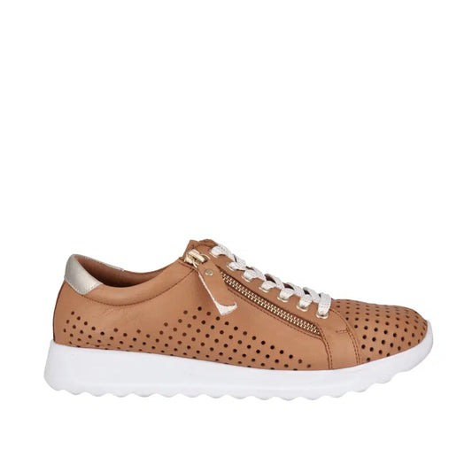 Cabello EG256 Sneaker - Tan Leather