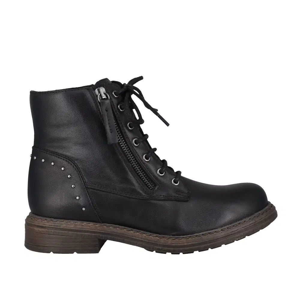 Cabello Esther Boots - Black Leather