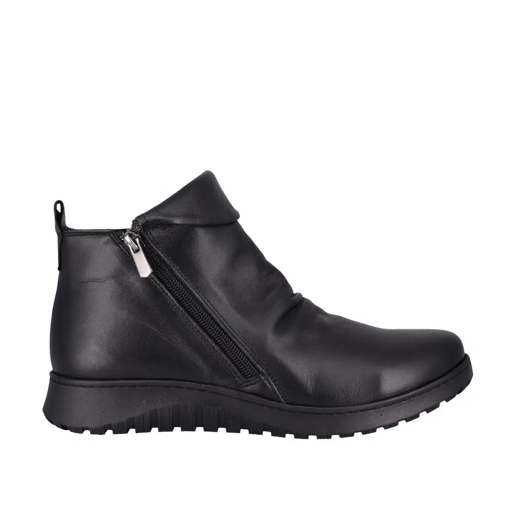 Cabello Active Express Boot - Black Leather