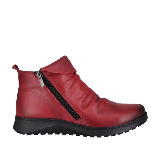 Cabello Active Express Boot - Red Leather