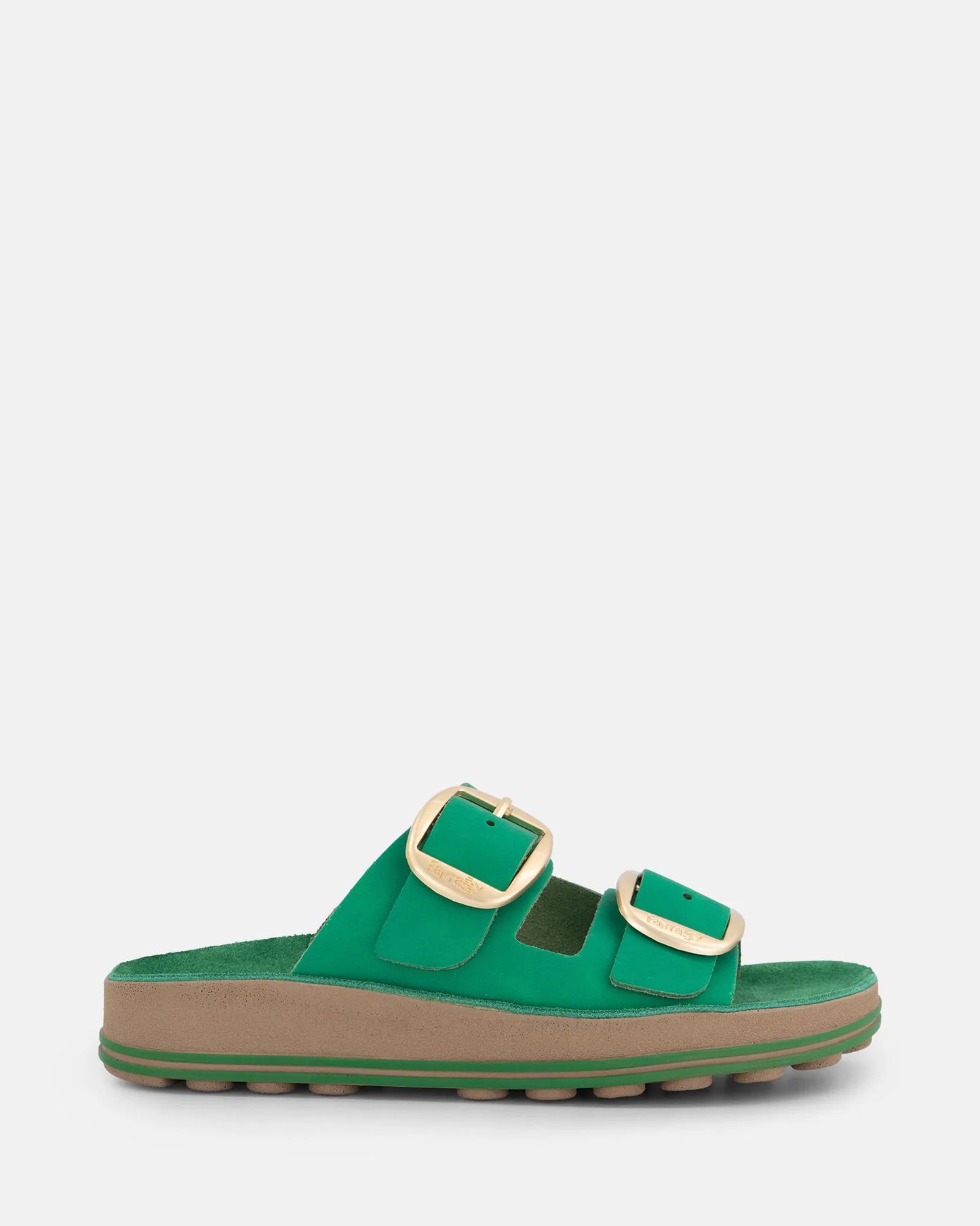 Fantasy Despoina Slide - Esmeraldo (Green) Leather