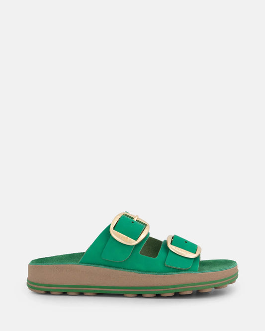 Fantasy Despoina Slide - Esmeraldo (Green) Leather