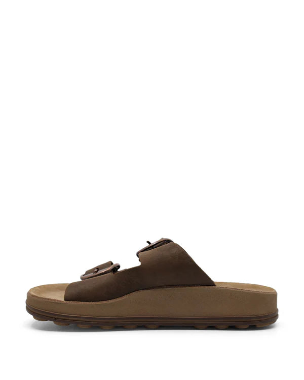 Fantasy Despoina Slide - Taupe Leather