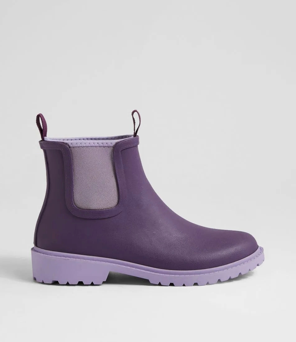 Diana Ferrari SPLASHY Gumboot – Grape Lilac